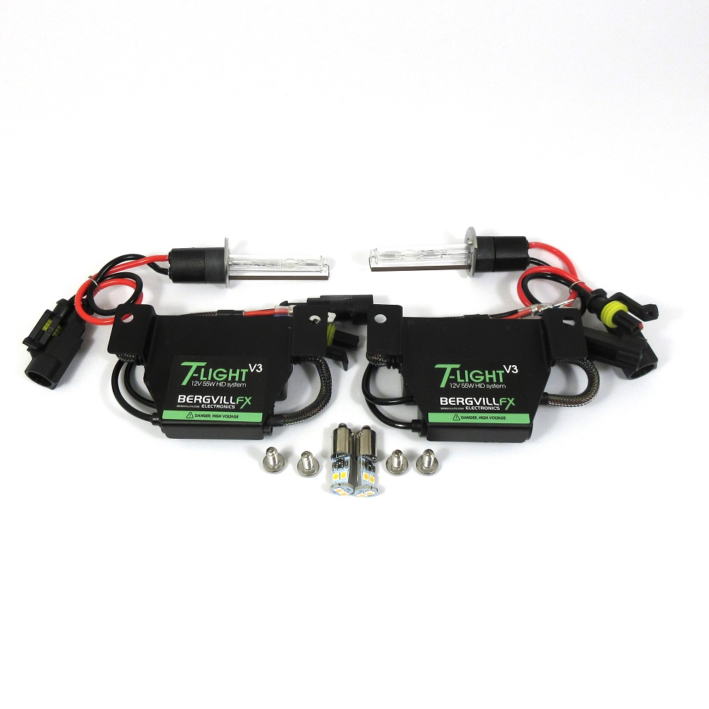 T-LIGHT v3 Porsche 993 Low Beam HID kit 4300K - BERGVILL F/X